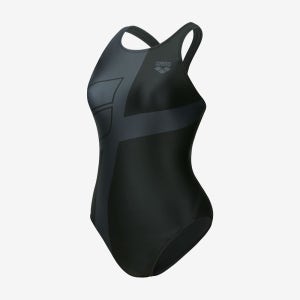 아레나 누드레이서 크로스웨이 레이서백 블랙 [A5FL1LD05(BLK) 여자 실내수영복]