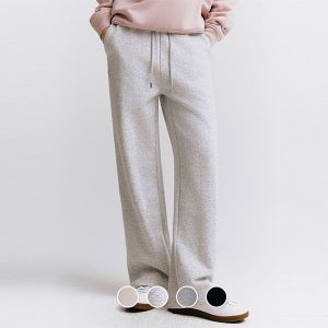 지오다노 414961 여자 기모 테리 스트레이트 팬츠