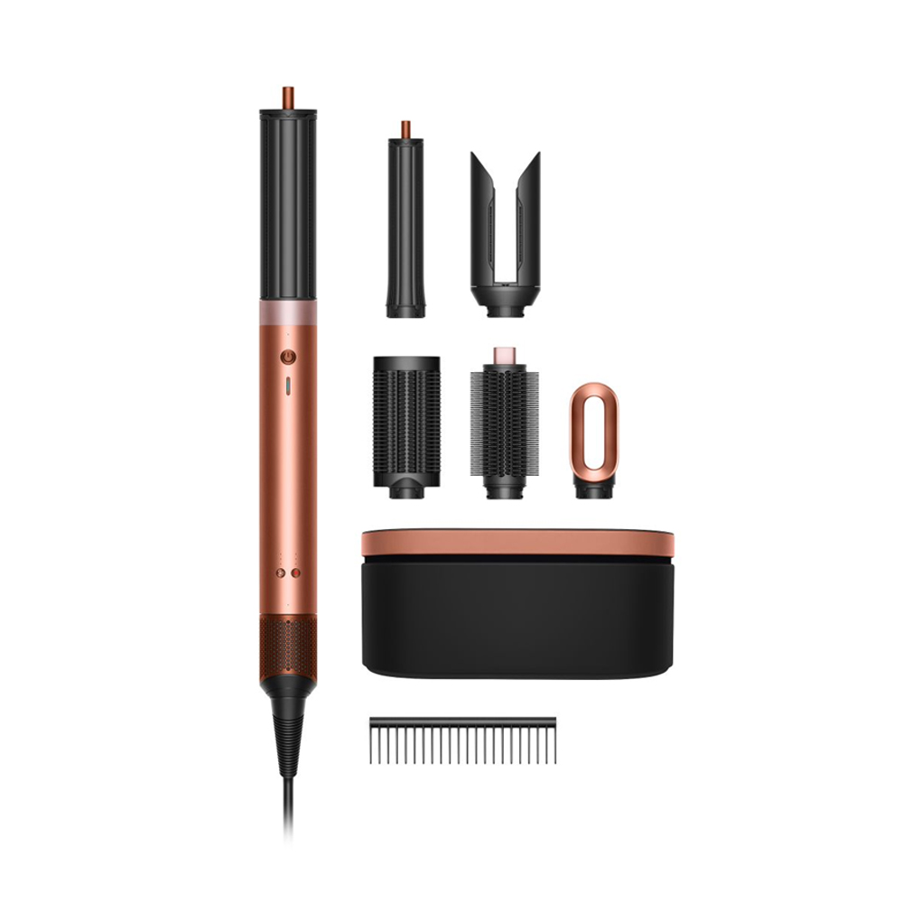 NEW 다이슨 에어랩 코안다 2x 멀티 스타일러 앤 드라이어 앰버 실크 샴페인 핑크