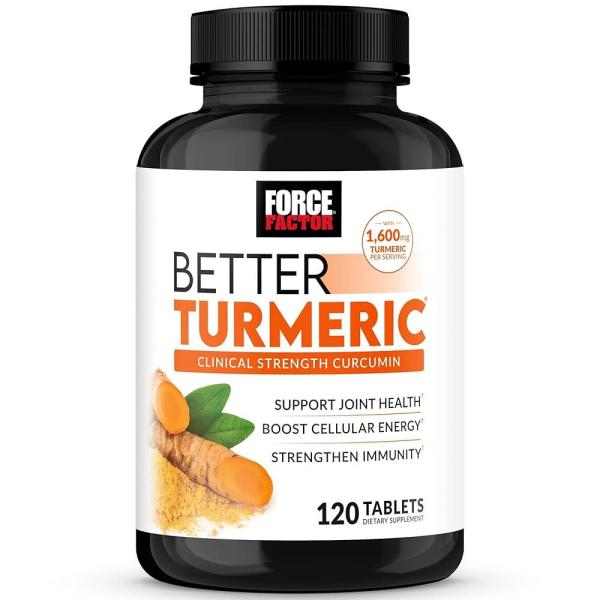 Force Factor 포스팩터 터메릭 추출물 1600mg 120정