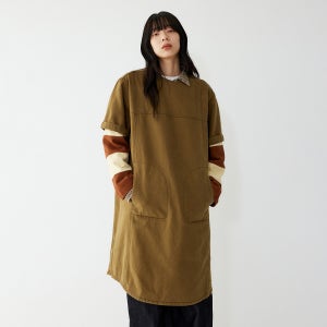 [스튜디오 톰보이] 헤비트윌 튜닉 원피스_라이트 브라운 9105341109