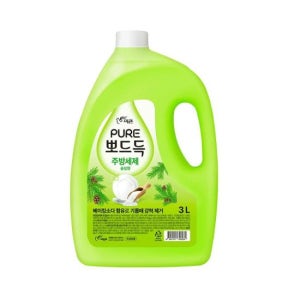 피죤)퓨어 뽀드득 주방세제 3L 용기(솔잎향)