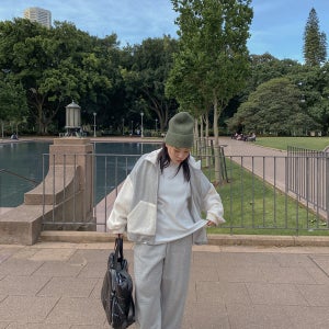 [EVELLET]소프히 뽀송이 배색 트레이닝 SET