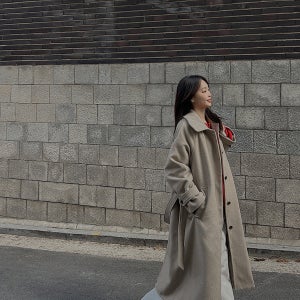 [EVELLET]로니오 누빔 싱글 벨트SET 울코트