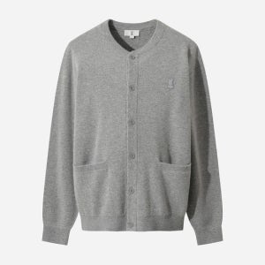 [DOD]어반스루 에센셜 가디건MELANGE GREY STANDARD