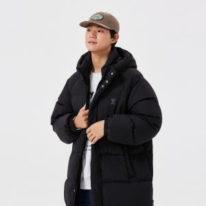 와키윌리 [25FW] 롱 다운 점퍼 블랙