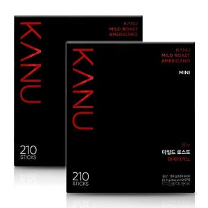 카누 마일드 로스트 아메리카노 미니 210T x 2개 / 대용량