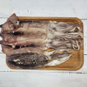 국내산 손질오징어 + 반건조 갑오징어 선물세트 1kg (보자기 포장)
