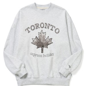 익스프레스 홀리데이 Toronto Landmark Sweatshirt_White Melange