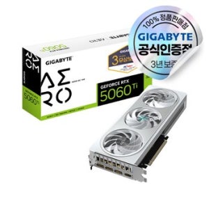 GIGABYTE 지포스 RTX 5060 Ti AERO OC D7 16GB 피씨디렉트