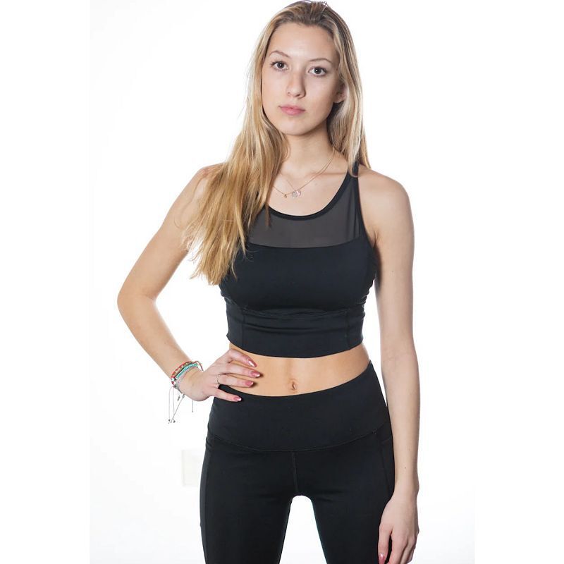 Seaav 메쉬 스포츠 브라 탑 Mesh Sports Bra Top 17700171 Black 126877281