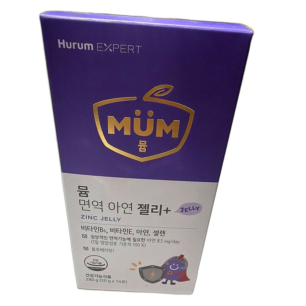 면역력 증진 아연 젤리 플러스 <b>성장기</b> 어린이 건강 영양제 14포 6개