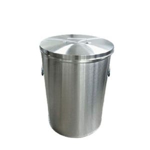 휴지통 80L 385x680 쓰레기통 평뚜껑