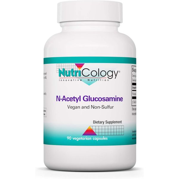 <b>뉴트리콜로지</b> 그룹 N-아세틸 D-글루코사민 500mg - <b>NAG</b> 보충제 조인트 서포트 글루코사민 황산염 건강