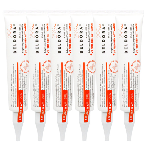 벨도라 V9 프로 미백 크림 40mlX6개 <b>브이나인</b> 프로젠 액티베이터  6개  40ml