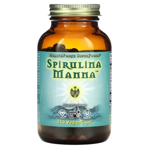 HealthForce Superfoods <b>스피루리나 만나</b>, 150 비건캡