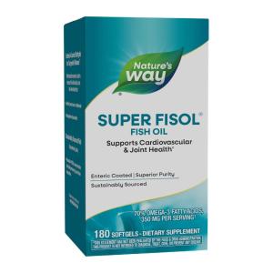 Natures Way Super <b>Fisol</b> Fish Oil <b>피쉬오일</b> 180정