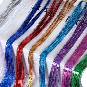 [하프클럽]트윙클 반짝이 붙임머리 반짝이붙임머리 트윙클 GWM