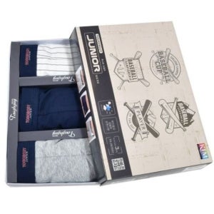 [하프클럽]남자 주니어 드로즈팬티 부드러운 순면 사각팬티 3매