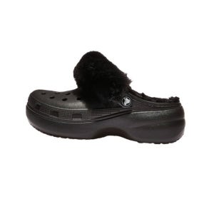 <매장정품> CROCS 크록스 클래식 플랫폼 퍼즈 라인드 클로그 - BLACK CRS212854 611347