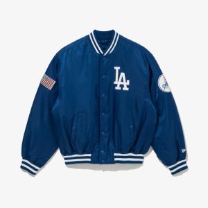 [뉴에라] MLB LA 다저스 어센틱 스타디움 재킷 블루 14742069