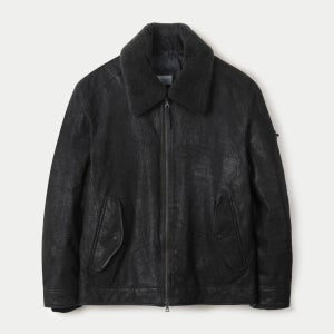 [시리즈][SERIES]양가죽 라파예트 다운 점퍼(SAUDW25601BKX)