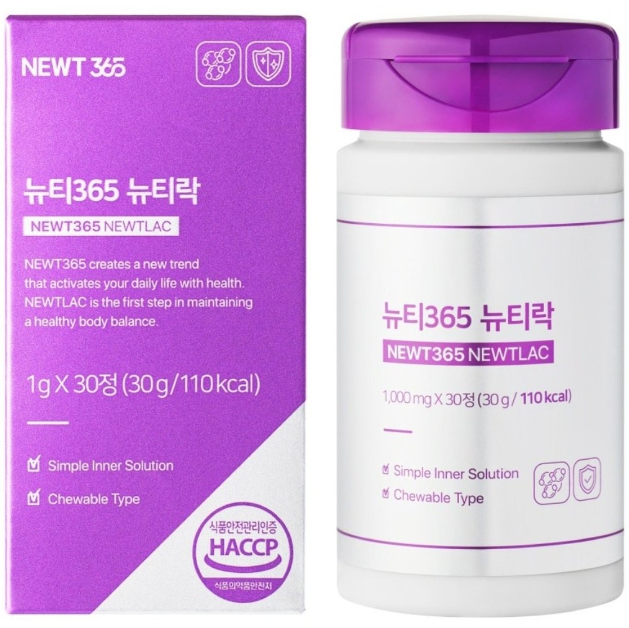 뉴티365 뉴티락 1000mg x 30정, 1개