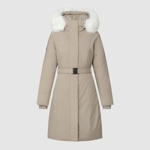 [르꼬끄 공식몰] 여성 레귤러핏 롱 구스 다운 자켓 QQ422ODJN2