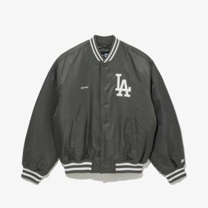 [뉴에라] MLB LA 다저스 나일론 스타디움 재킷 그레이 14742037
