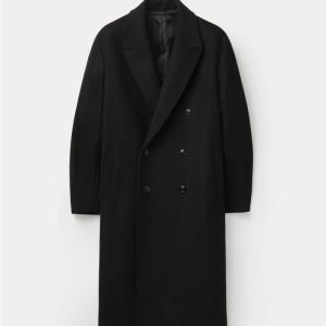 [쿠어] MTR 오버핏 더블 롱 코트 (블랙) CME4CT04V-BLK