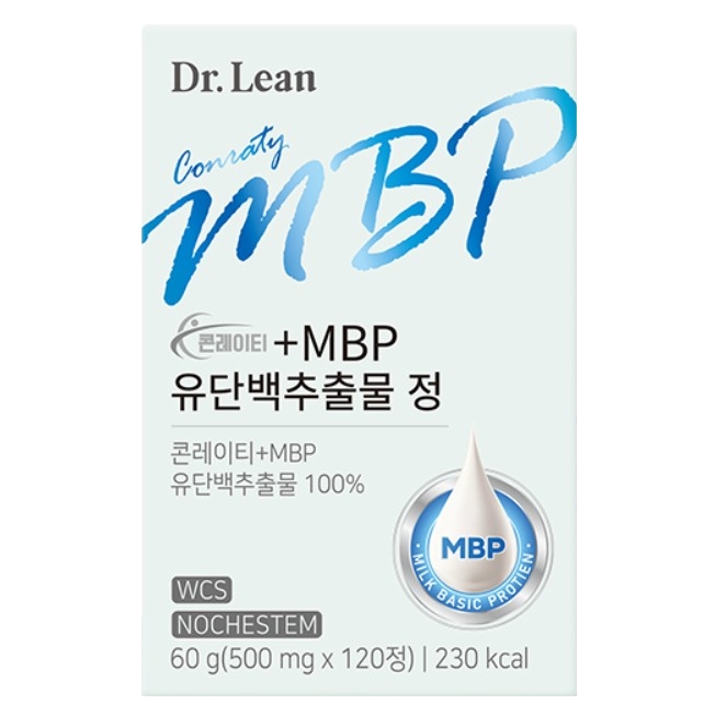 닥터린 콘레이티 MBP <b>유단백추출물</b> 정 500mg x 120정, 2개