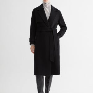 울 캐시미어 혼방 벨티드 핸드메이드 코트_SWHCTO41060