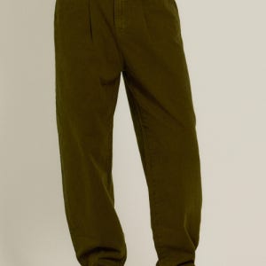 [시엔느] Curved Dyeing Pants (Khaki) S4FPT010