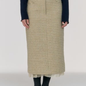 [시엔느] Bella Organza Skirt (Beige) S4WSK018