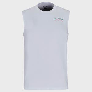 [빌라봉] 스택아치 머슬 민소매 래쉬가드 WHITE