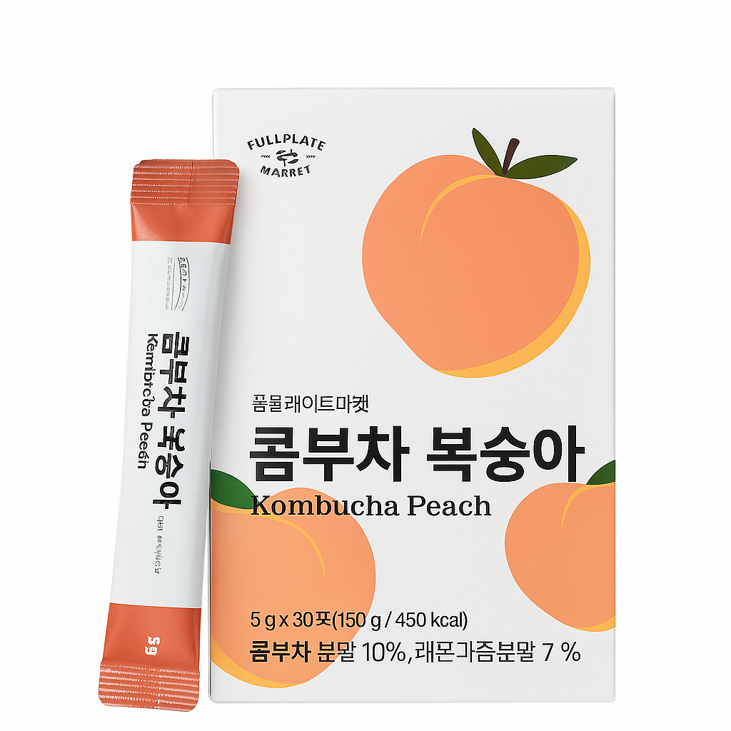 풀플레이트마켓 콤부차 복숭아