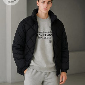 [에디션] 스탠드카라 구스 튜브 다운 점퍼 (NED4JJ1906)