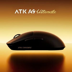 ATK A9 Ultimate 무선 잠자리 마우스 PAW3950ULTRA 800mAh 듀얼8000HZ