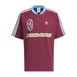 예스아이씨 X 아디다스 비에스 팀 반팔 티셔츠 빅토리 크림슨 JN5821