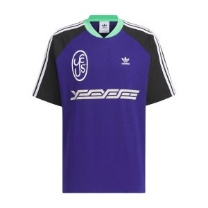 예스아이씨 X 아디다스 비에스 팀 반팔 티셔츠 레거시 인디고 블랙 JN5820