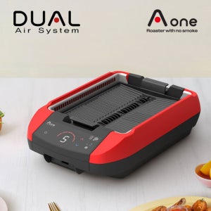 프리미엄 연기없는 전기그릴 에이원 듀얼그릴 특허3종 AOG-K200