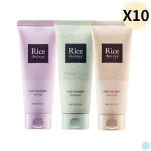 [하프클럽]온더바디 라이스테라피 클렌징 폼 150ml 세트 3입 X10