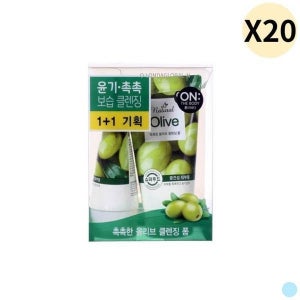 [하프클럽]온더바디 더내추럴 올리브 클렌징폼 120g 2개입 X20
