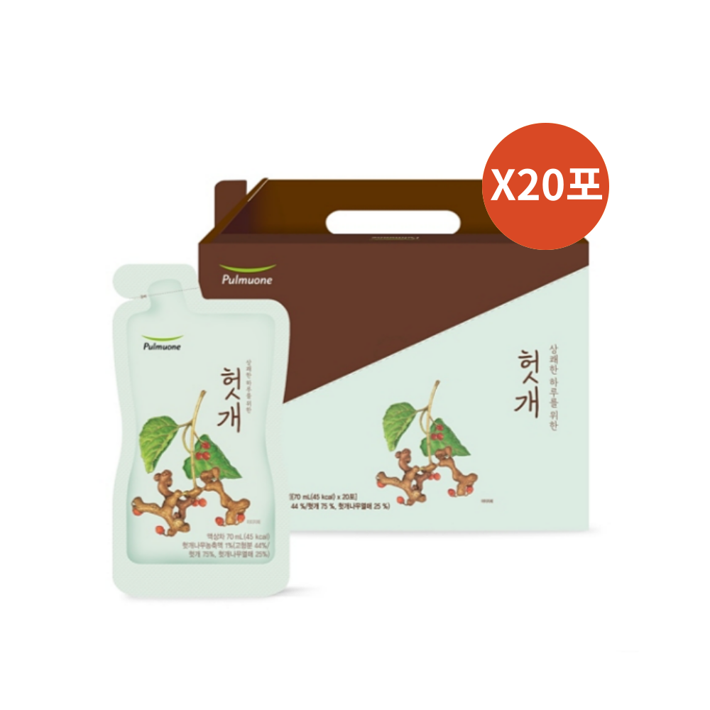 <b>풀무원</b> 헛개즙 농축액 숙취 <b>지방</b>간개선 아버지의날선물 70ml x 30포  1개