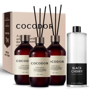 (홈츠)[코코도르] 대용량 프리미엄 디퓨저 500ml X 3개+리필액 500ml