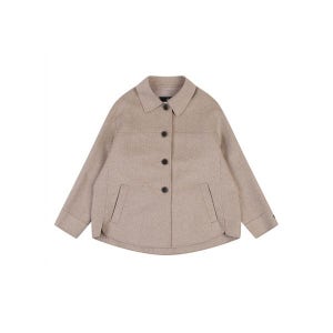 [에꼴드파리]  숏 벨티드 핸드메이드 자켓_PB2YHJA002A