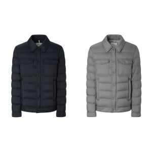 [헤지스 남성] 헤지스 PREMIUM 경량 구스다운 패딩 트러커 HZJU5D682G2