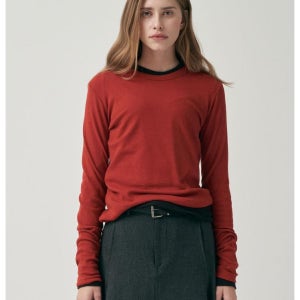 [모트] 소프트 라운드 티셔츠 - Red F6RFXX00015