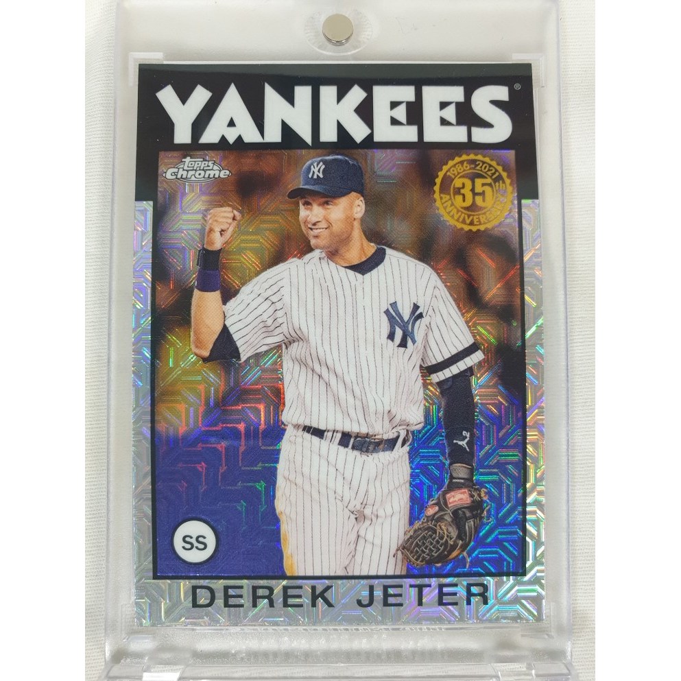 2021 TOPPS CHROME SILVER PACK 탑스 크롬 데릭 지터 실버팩 리프렉터 MLB 메이저리그 뉴욕 양키스 야구 카드  1개