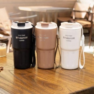 보냉 텀블러 물병 뚜껑 스텐 보온 스트랩 보온보냉텀블러 스텐텀블러 메가커피텀블러